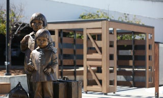 Tanforan Memorial Statue
