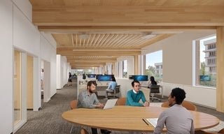 Interior of building