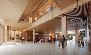 interior rendering of building