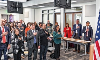 Oath Ceremony Pledge of Allegiance