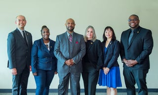 Group Picture of command Staff. Three male and three female