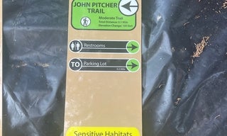Tunitas Creek October 2025 - Wayfinding signage