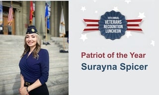 Patriot of the Year Surayna Spicer