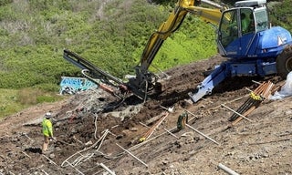 Tunitas Creek Slide Repair Installation of Soil Nails - Pinned Mesh System April 2026.jpg