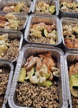 Chicken Teriyaki, Quinoa Pilaf and Summer Veggie Roast