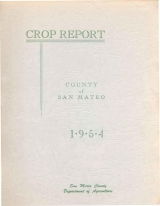 1954 crop report