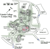 Canada College Map