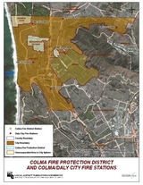 Colma Fire Map