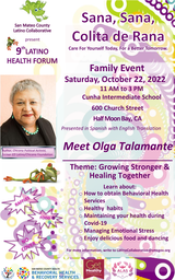 Latino Health Forum Poster Sana Sana 