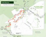San Pedro Valley Park Trail Closures