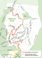Quarry Park Trail Closures