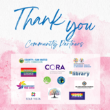 Thank You Community Partners with twelve logos presented