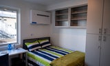 A room at the Navigation Center