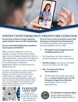Connecting with Emergency-Urgent Care Clinicians SFVAHCS