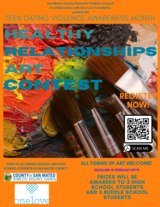 art contest flyer - colorful