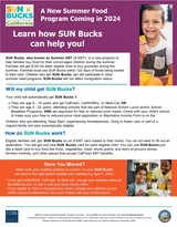 Summer EBT SUN Bucks 