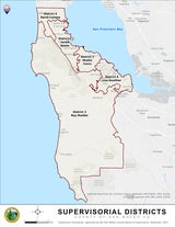 map showing county of san mateo districts