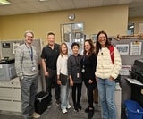 The ISD VOIP team poses for a picture in the office