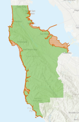 Screenshot of new Emergency Management Tsunami Hazard Viewer application