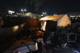 tent, homeless encampment