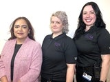 From left: Gabriela Perez, who serves the North Fair Oaks community, Kayla Adams and Taylor Zajonc, are part of San Mateo County's Domestic Violence Emergency Response Team program.