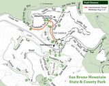 San Bruno Mountain Park Trail Closures