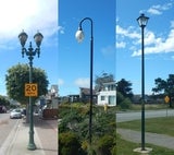 Some examples of county-maintained light poles