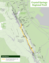 Crystal Springs Regional Trail Closures