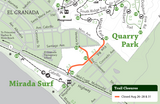 Mirada Surf Trail Closures