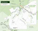 San Pedro Valley Park Trail Closures