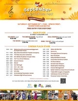 September Arts & Culture Fest 2026 Lineup