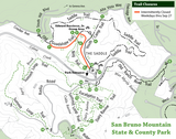 San Bruno Mountain Park Trail Closures