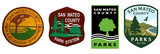 Evolution of the San Mateo County Parks Logo