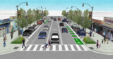 Artist rendition of future Middlefield Rd