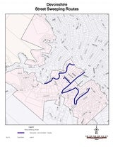 Devonshire street sweeping map