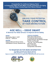 Age Well Drive Smart - Redwood City Flyer