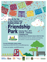 Friendship Park 1-Year Anniversary Celebration Poster