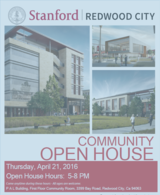 Stanford University - Community Open House flyer/invitation
