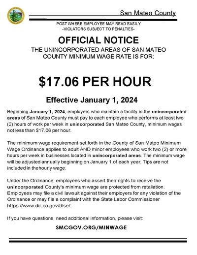 Minimum Wage Rises to $17.06 an Hour Beginning New Years Day in ...