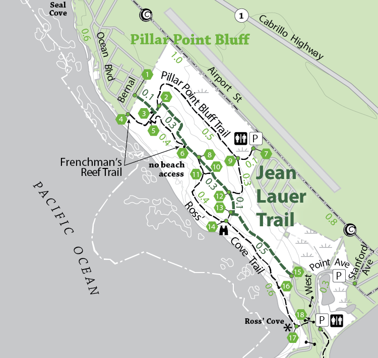 Jean Lauer Trail Map
