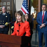Jackie Speier speaks to Assembled crowd at VLF  event