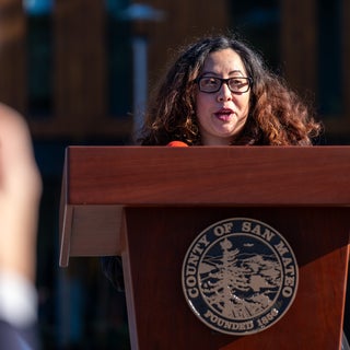District 2 Supervisor and San Mateo Medical Center Board President Noelia Corzo