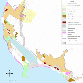 Map of the Midcoast LCP urban area.